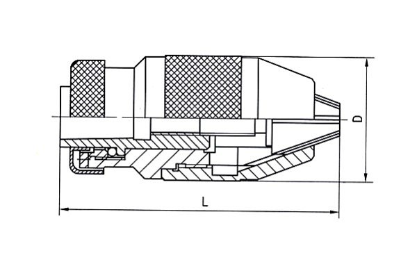 Патрон для дрели ключевой 1.5-13 мм, В12